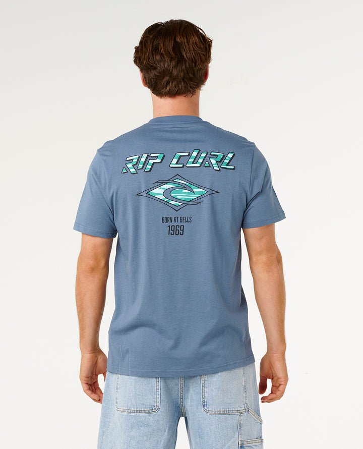 Rip Curl Men Fade Out Icon Tee 0CAMTE