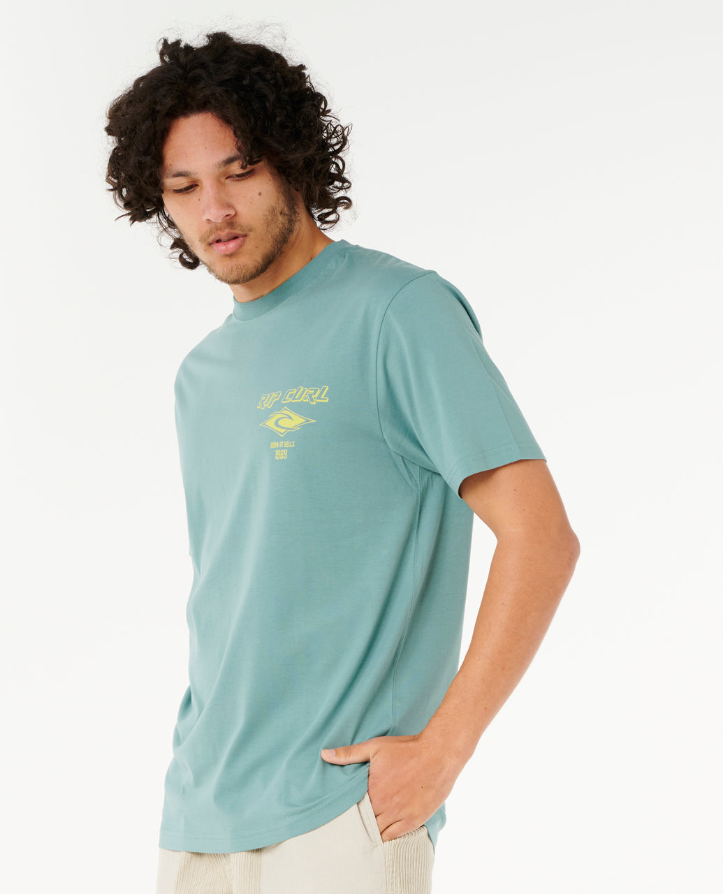 Rip Curl Men Fade Out Icon Tee 0CAMTE