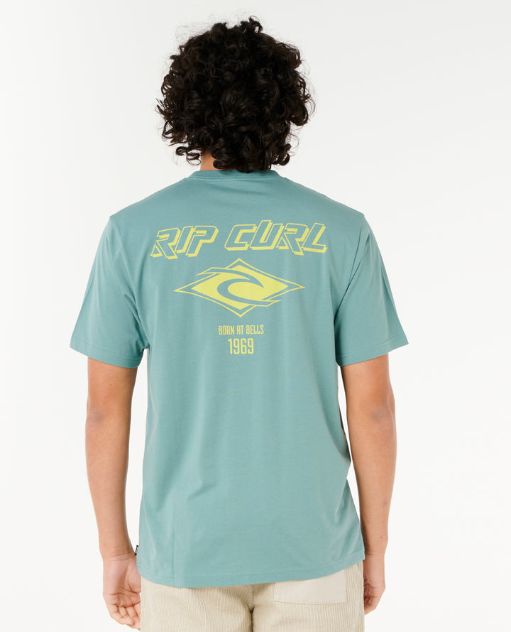 Rip Curl Men Fade Out Icon Tee 0CAMTE