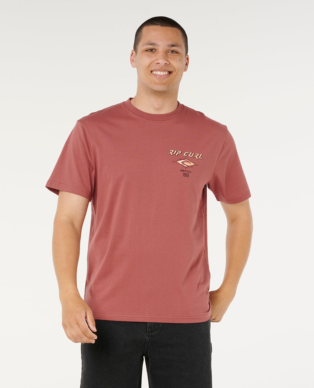Rip Curl Men Fade Out Icon Tee 0CAMTE