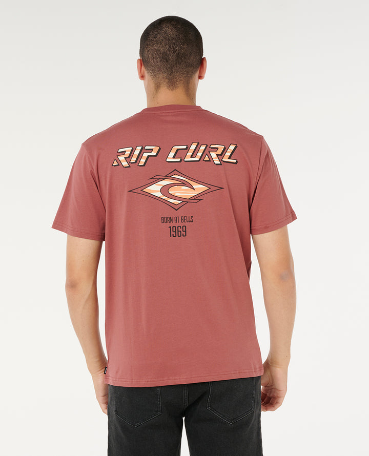 Rip Curl Men Fade Out Icon Tee 0CAMTE