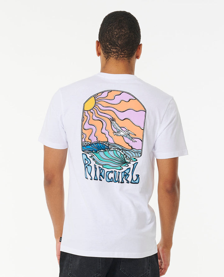 Rip Curl Men Rayzed And Hazed Tee 0D6MTE