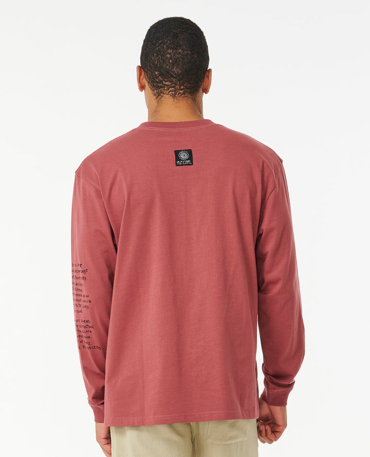 Rip Curl Men Archive Red Sails L/S Tee 0DDMTE
