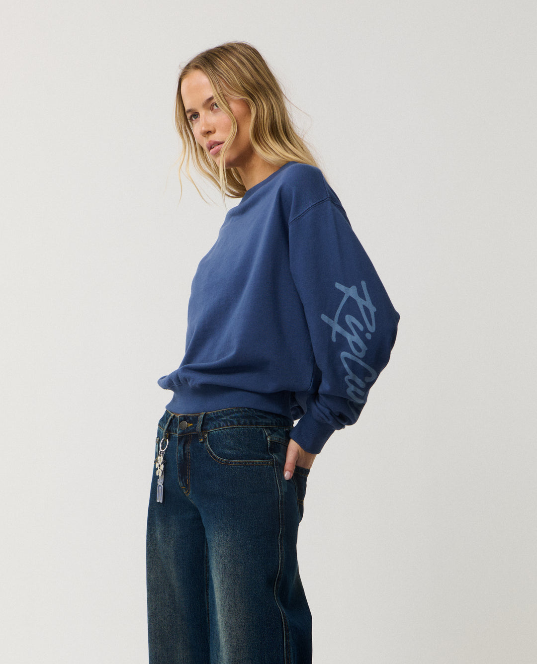 Rip Curl Women Archive: Off Shoulder Crew 0E7WFL