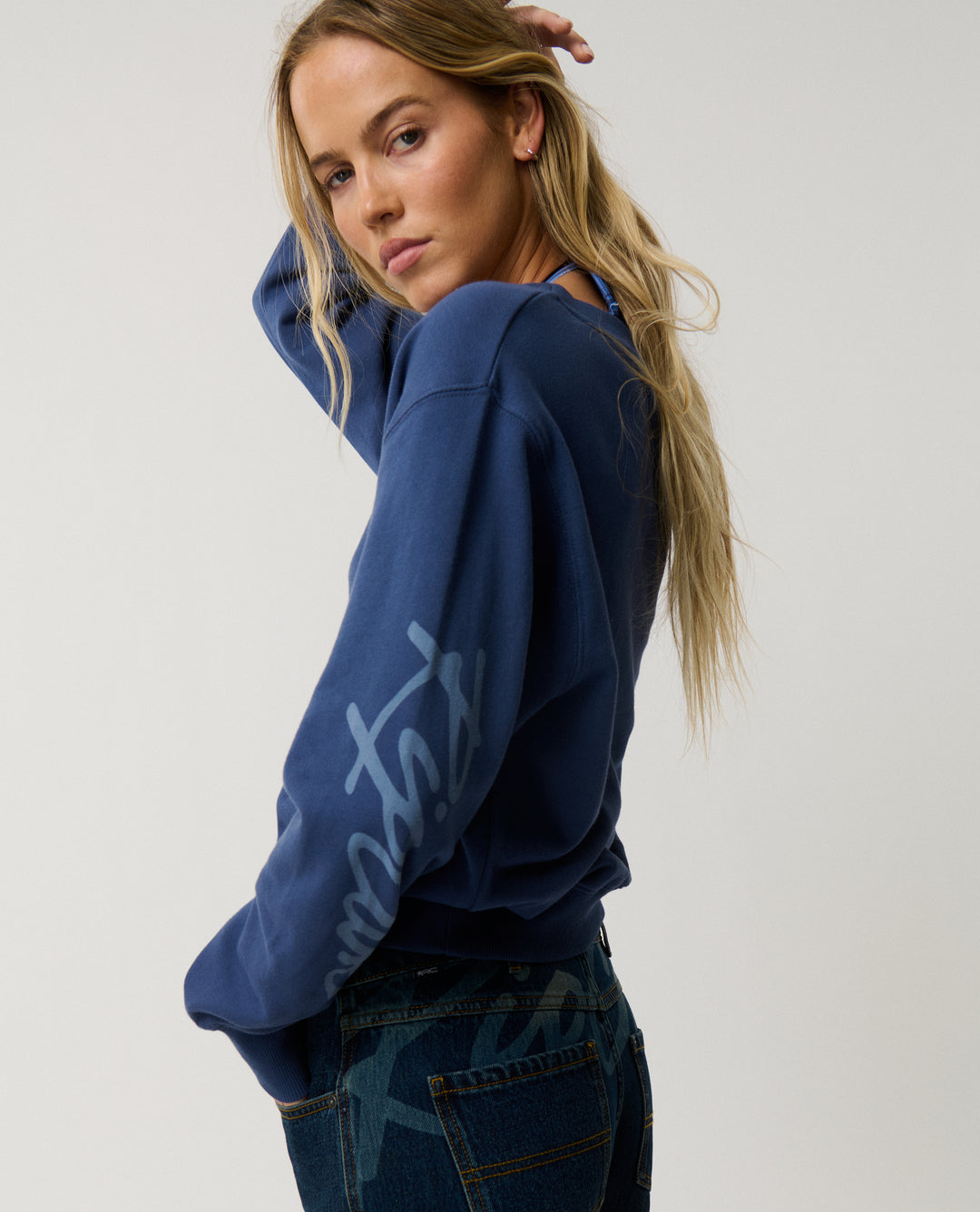 Rip Curl Women Archive: Off Shoulder Crew 0E7WFL