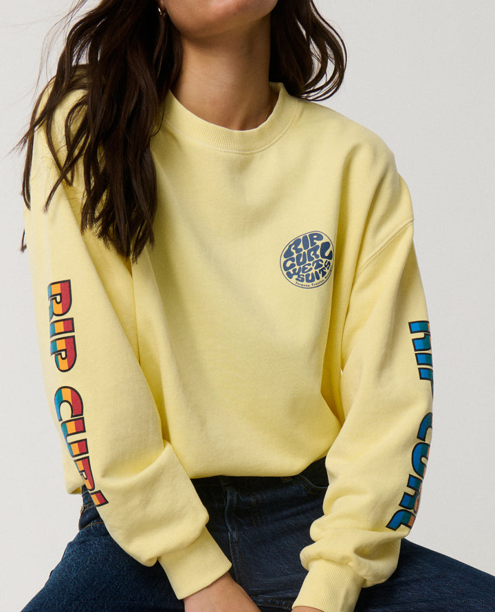 Rip Curl Women Sg Heritage Oversized Fleece 0EJWFL