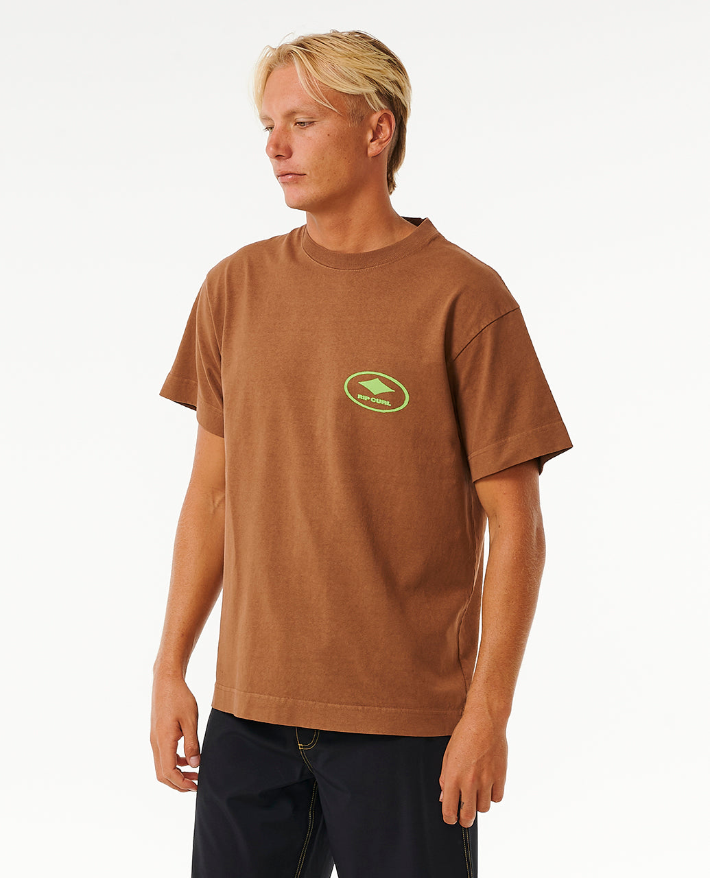 Rip Curl Men Quality Surf Products Oval Tee 0EQMTE