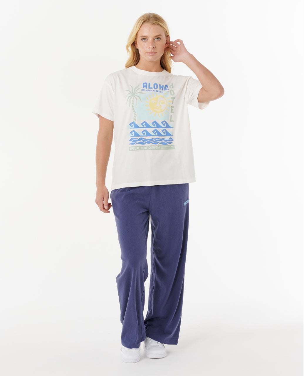 Rip Curl Women Aloha Hotel Relaxed Tee 0JLWTE