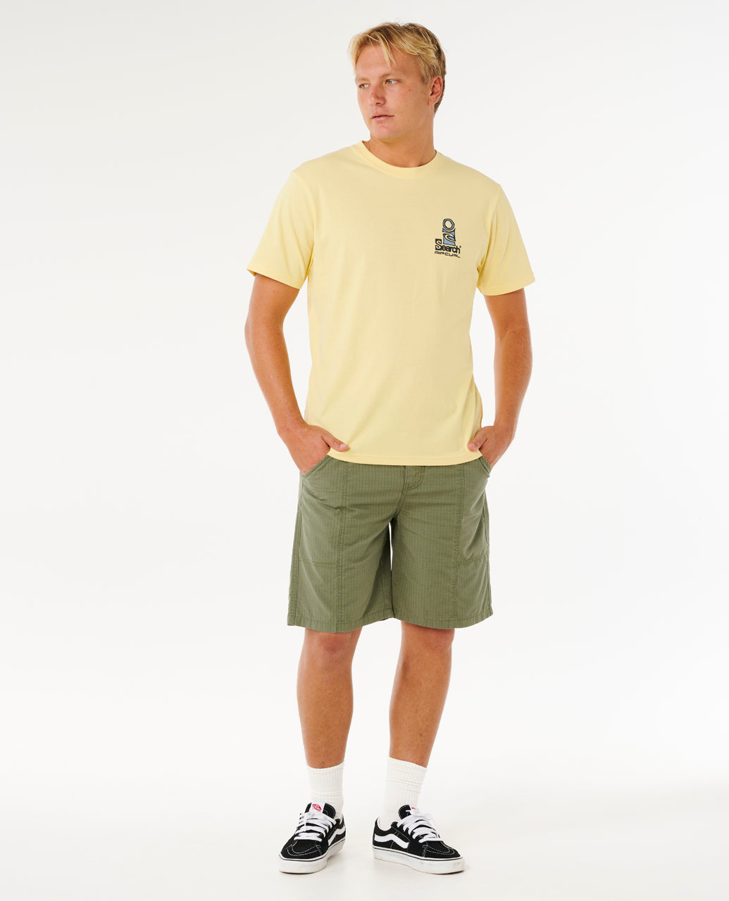 Rip Curl Men Vaporcool Search Stack Tee 0K5MTE