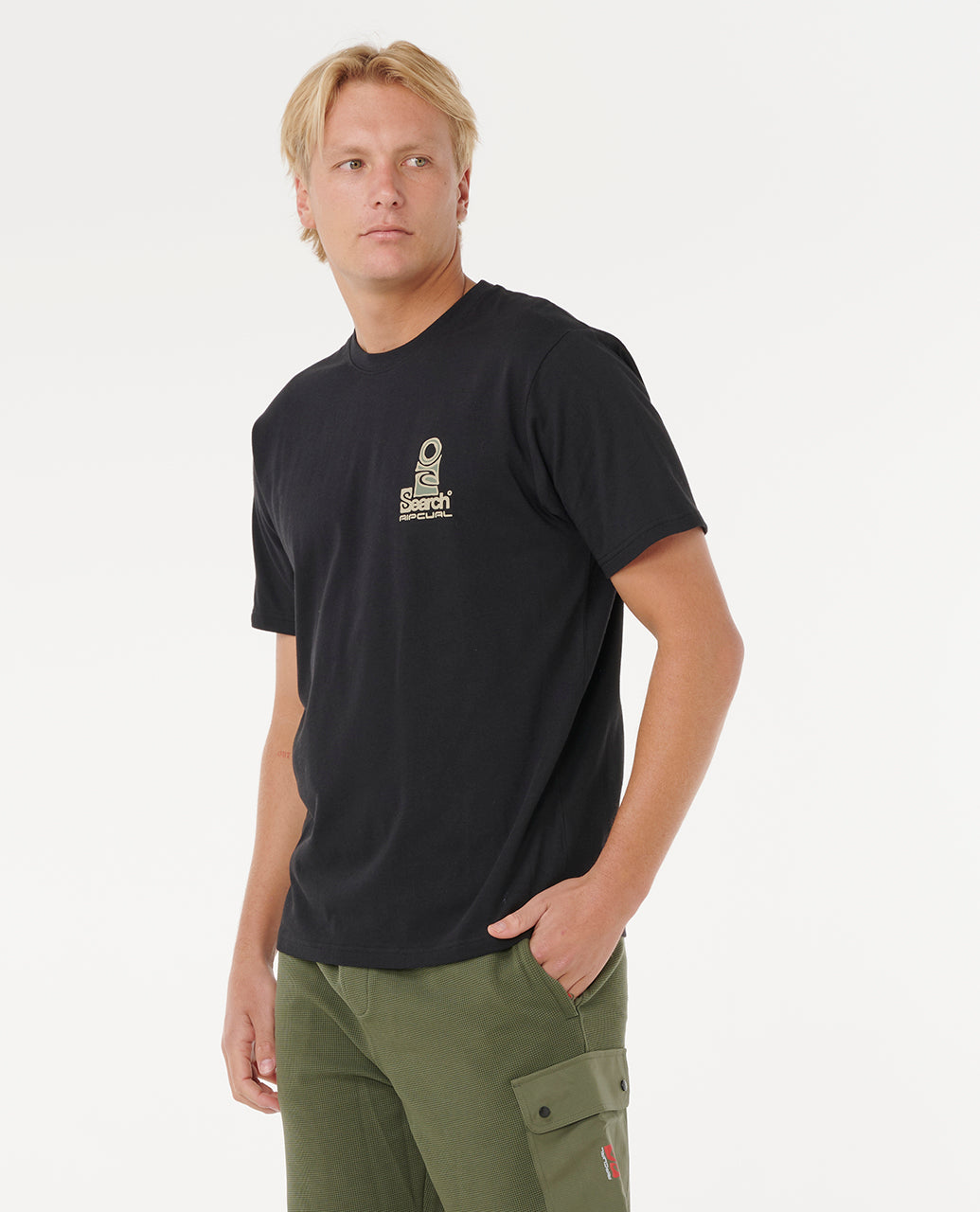Rip Curl Men Vaporcool Search Stack Tee 0K5MTE