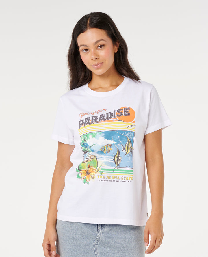 Rip Curl Women Paradise Standard Tee 0KHWTE
