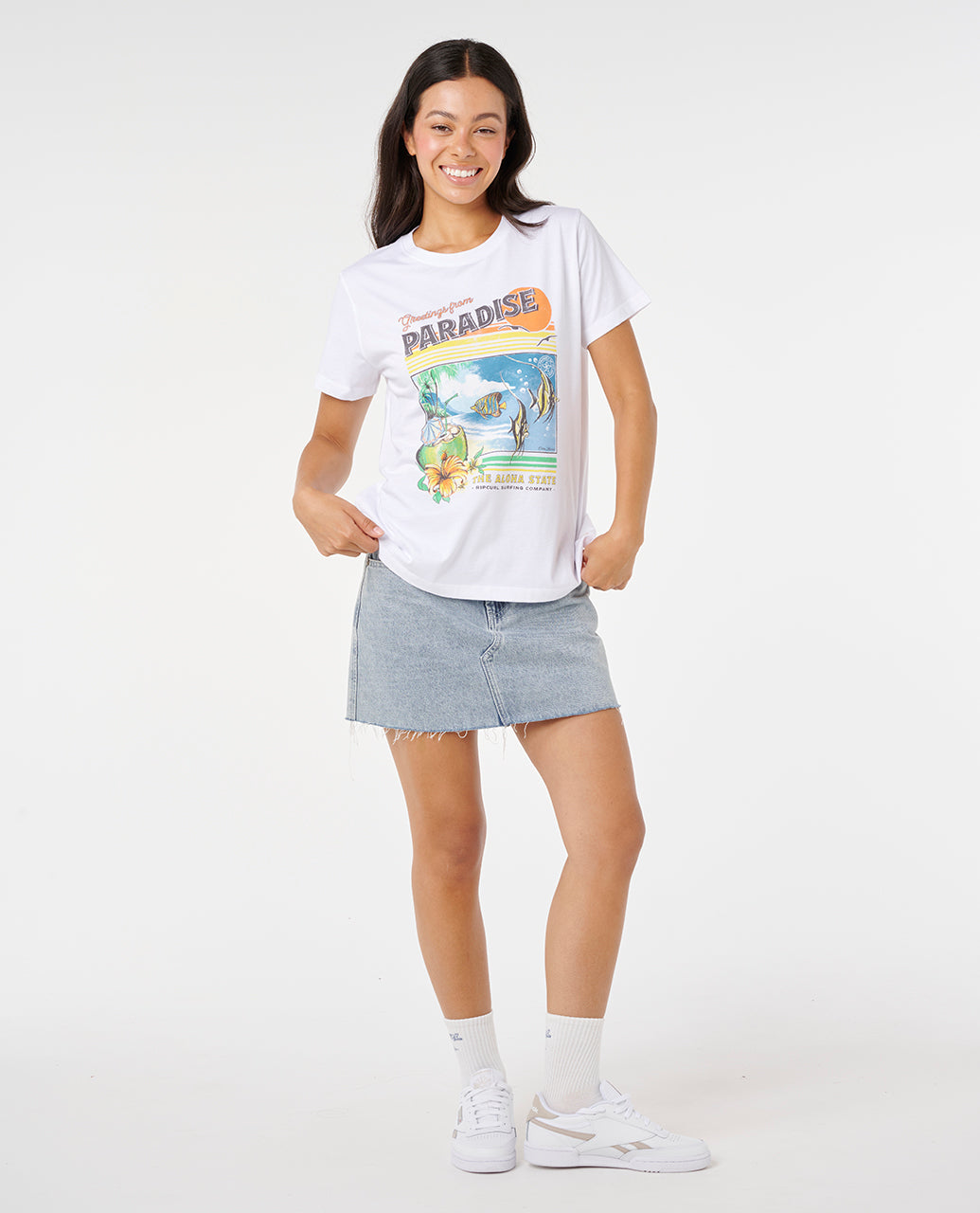 Rip Curl Women Paradise Standard Tee 0KHWTE