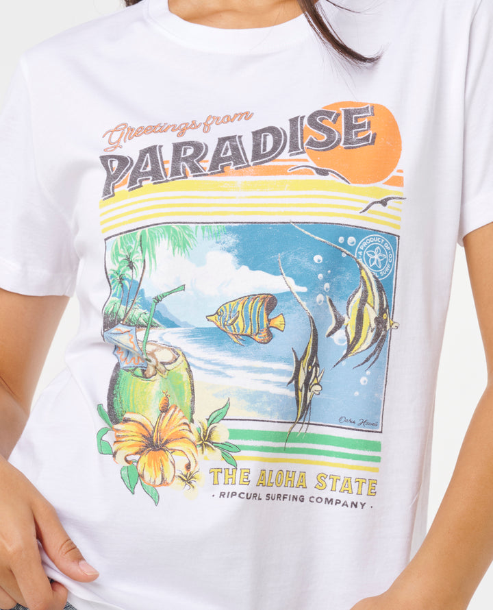 Rip Curl Women Paradise Standard Tee 0KHWTE