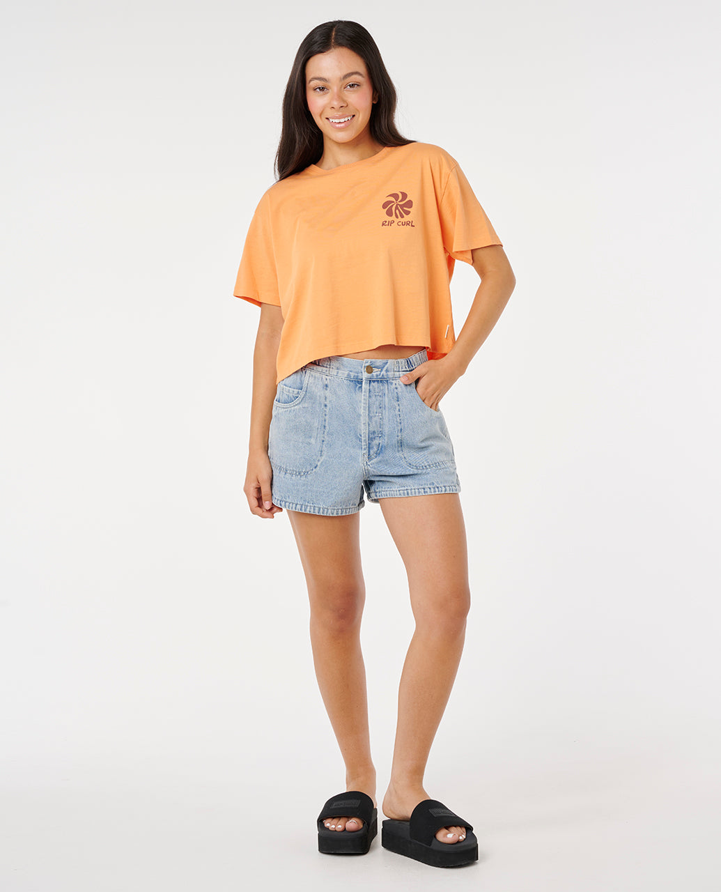 Rip Curl Women Shore Break Crop Tee 0KPWTE
