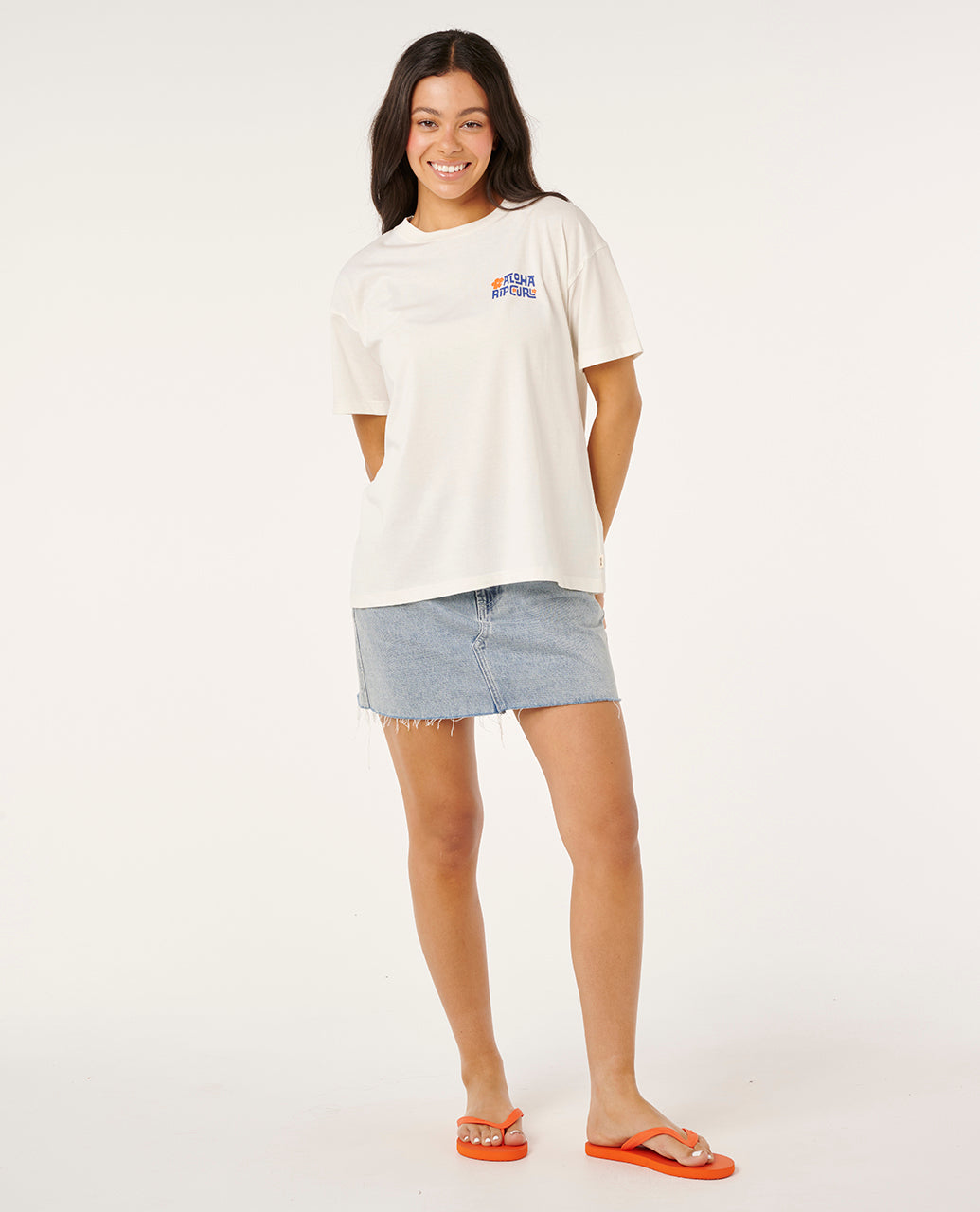 Rip Curl Women Aloha State Relaxed Tee 0KXWTE