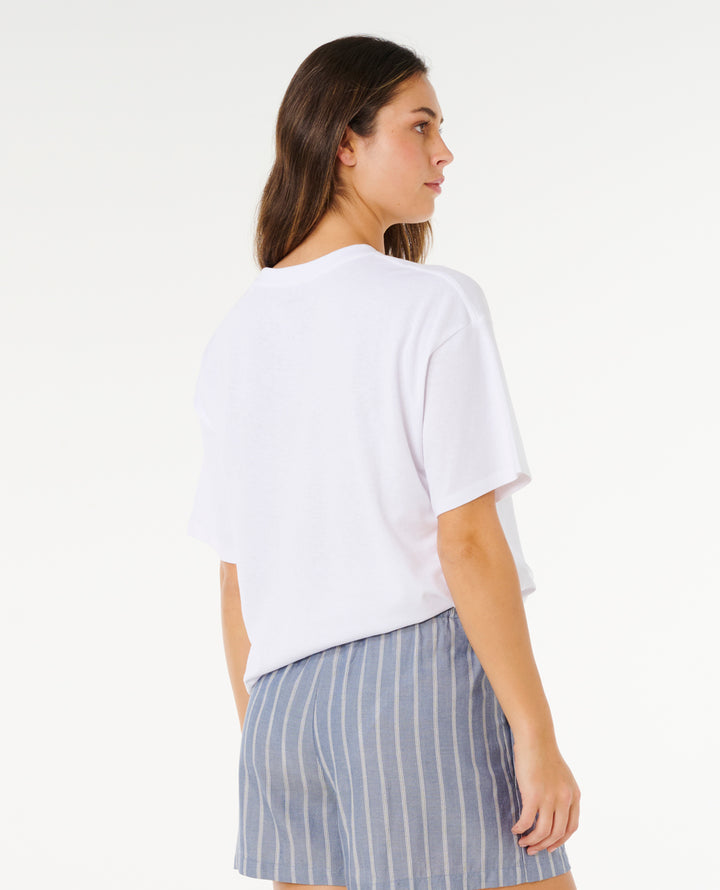 Rip Curl Women Poolside Heritage Tee 0M4WTE