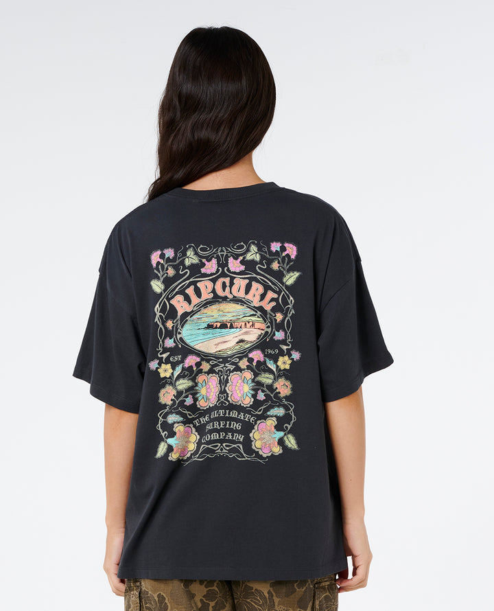 Rip Curl Women Half Moon Bay Heritage Tee 0NMWTE