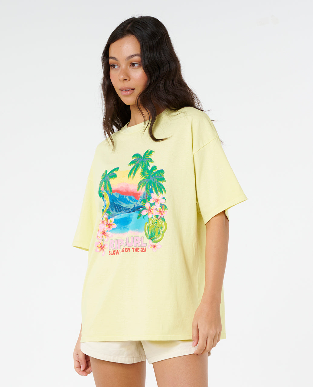 Rip Curl Women Topanga Canyon Heritage Tee 0O3WTE