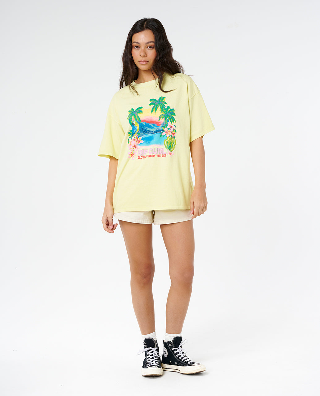 Rip Curl Women Topanga Canyon Heritage Tee 0O3WTE