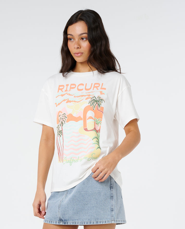 Rip Curl Women Half Moon Bay Relaxed Tee 0OCWTE