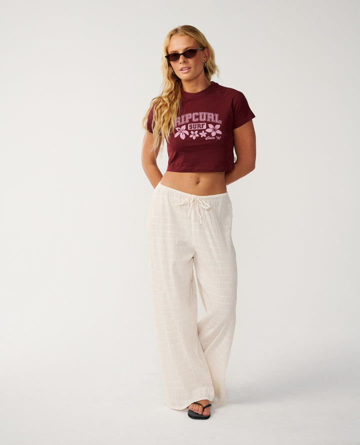 Rip Curl Women Retro Swell Baby Tee 0P6WTE