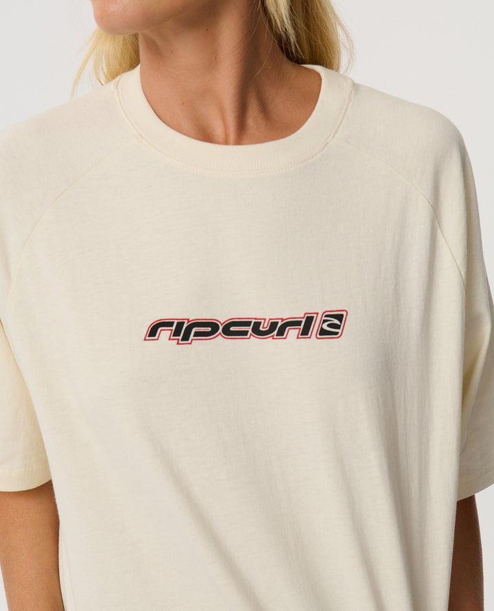 Rip Curl Women Sunset Beach Raglan Boxy Tee 0Q1WTE