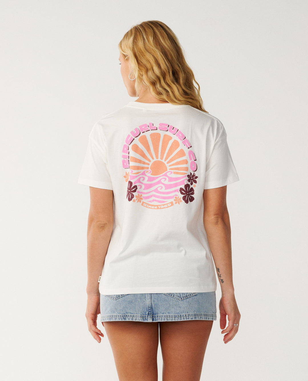 Rip Curl Women Party Wave Relaxed Tee 0Q6WTE