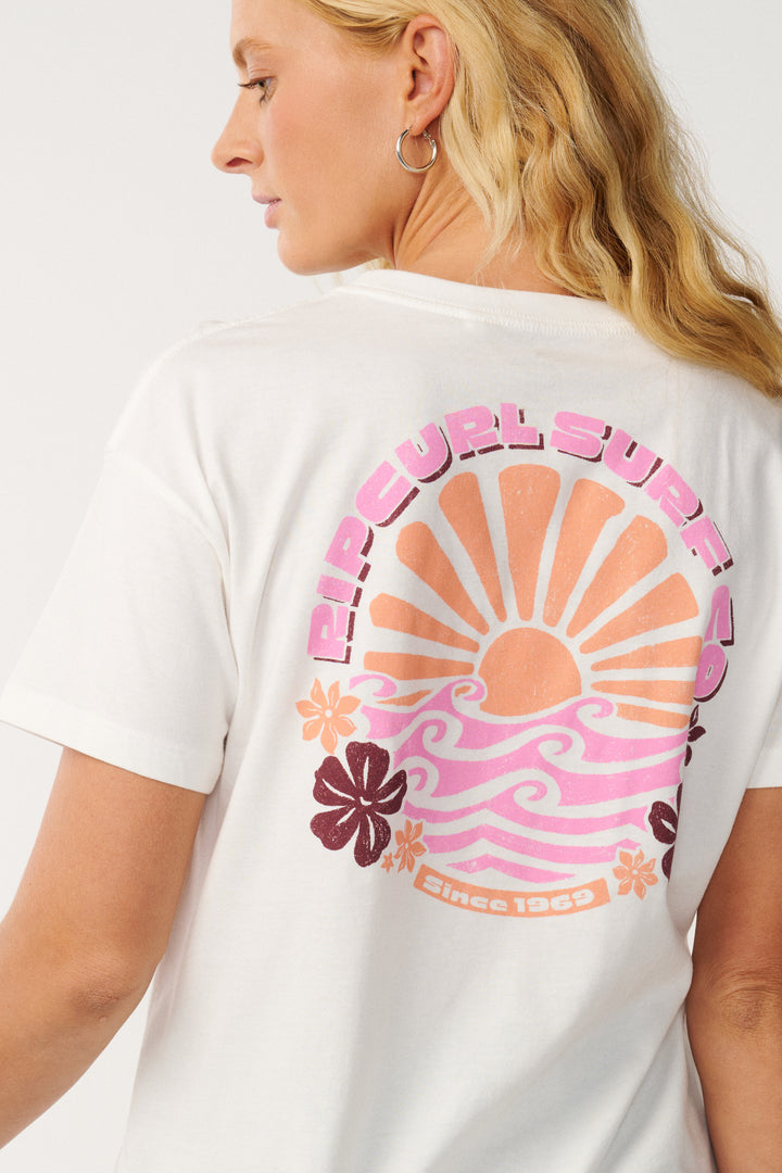 Rip Curl Women Party Wave Relaxed Tee 0Q6WTE