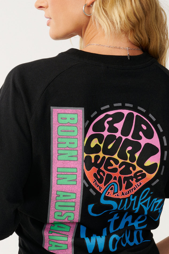 Rip Curl Women Surf The World Boxy Tee 0QMWTE