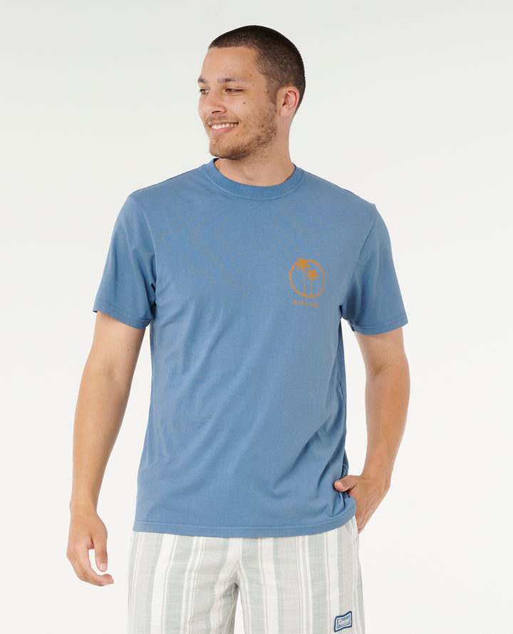 Rip Curl Men Mod Cali Two Palms Tee 0SPMTE