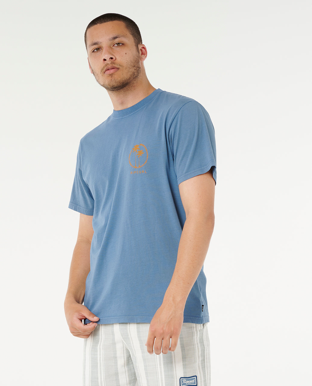 Rip Curl Men Mod Cali Two Palms Tee 0SPMTE