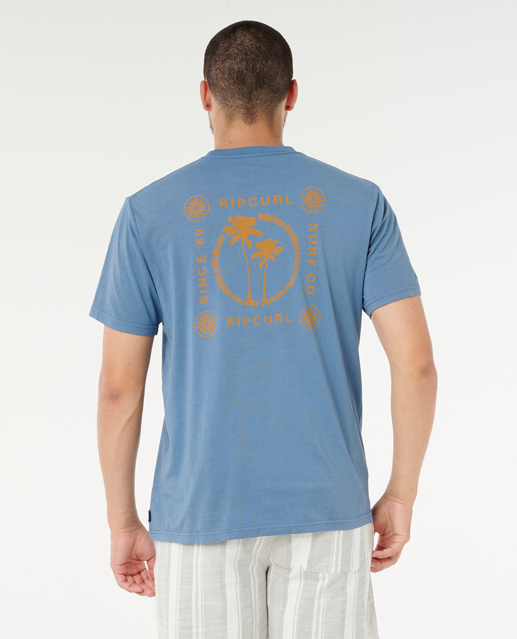 Rip Curl Men Mod Cali Two Palms Tee 0SPMTE