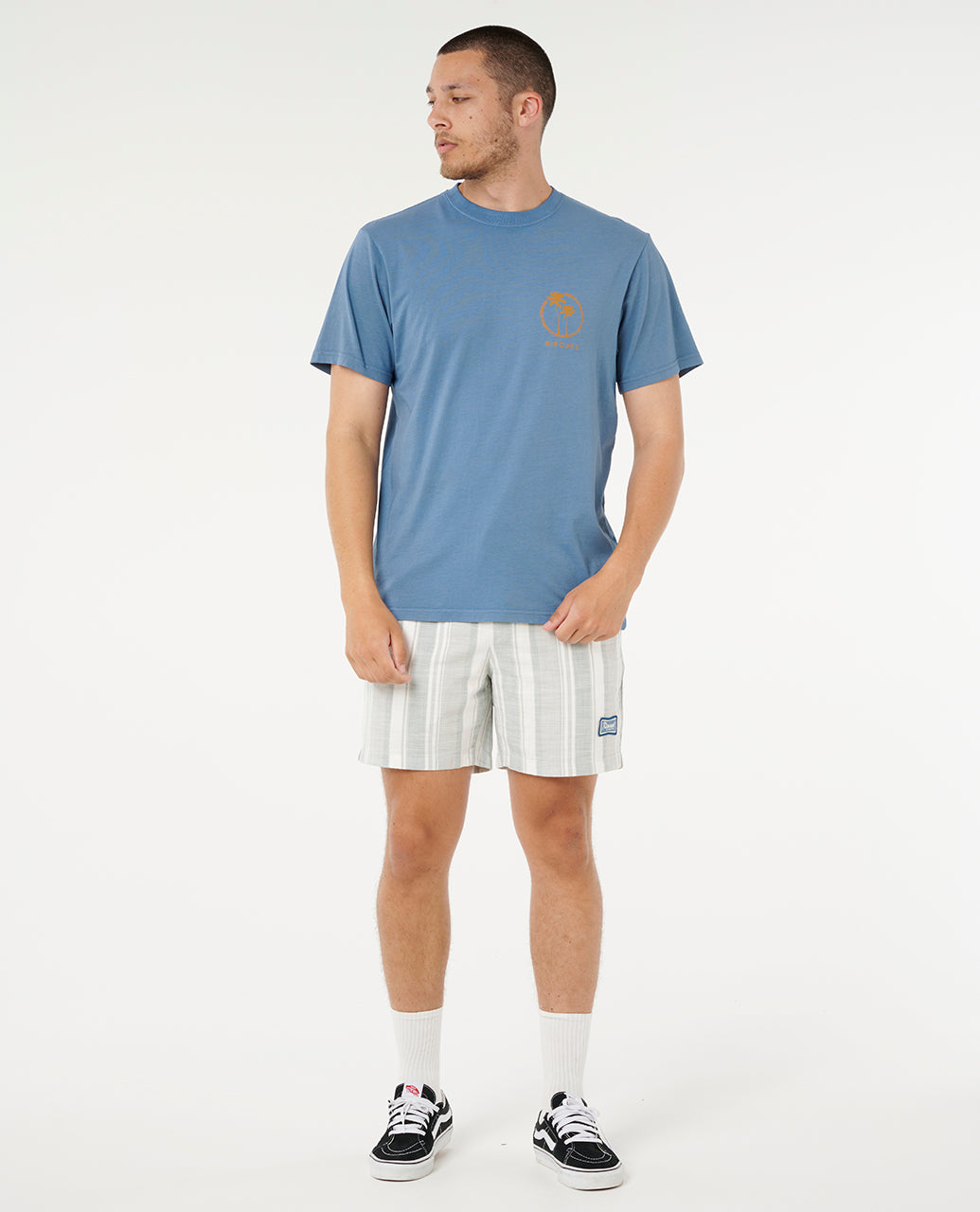 Rip Curl Men Mod Cali Two Palms Tee 0SPMTE