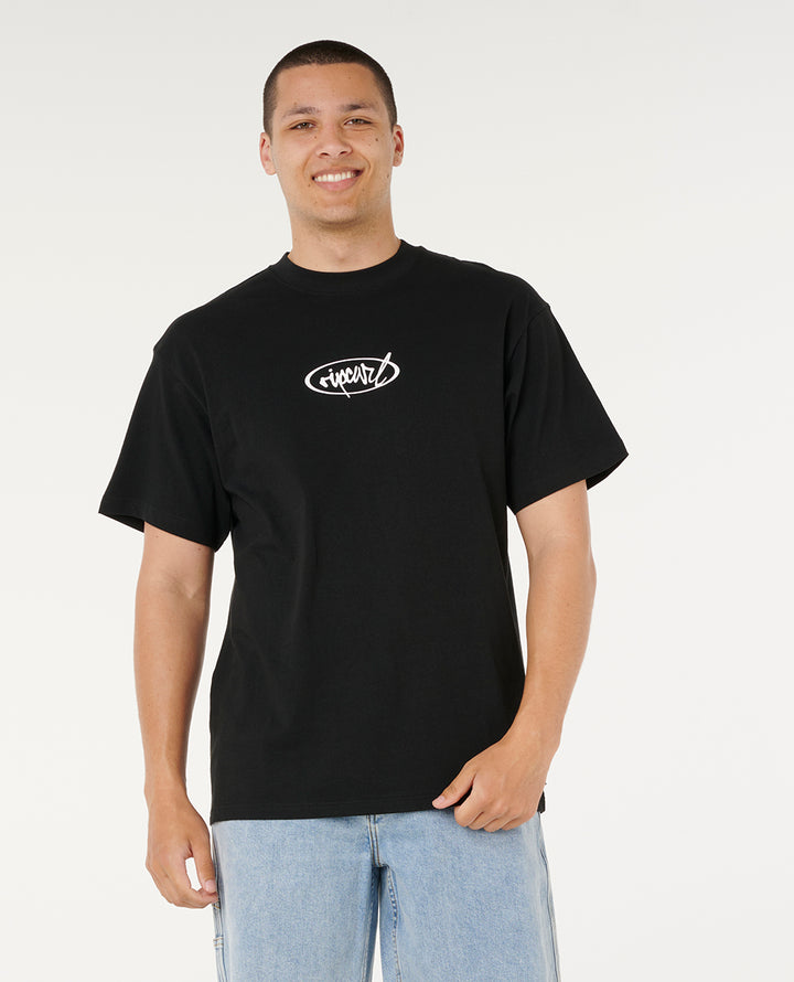 Rip Curl Men Rip Script Tee 0SRMTE