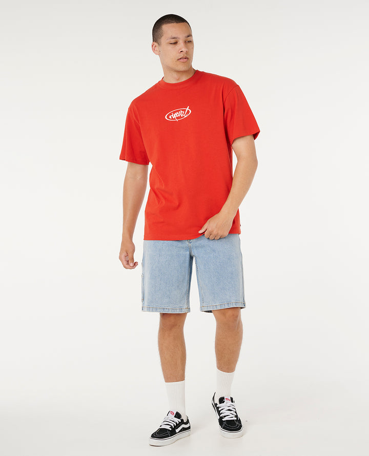 Rip Curl Men Rip Script Tee 0SRMTE