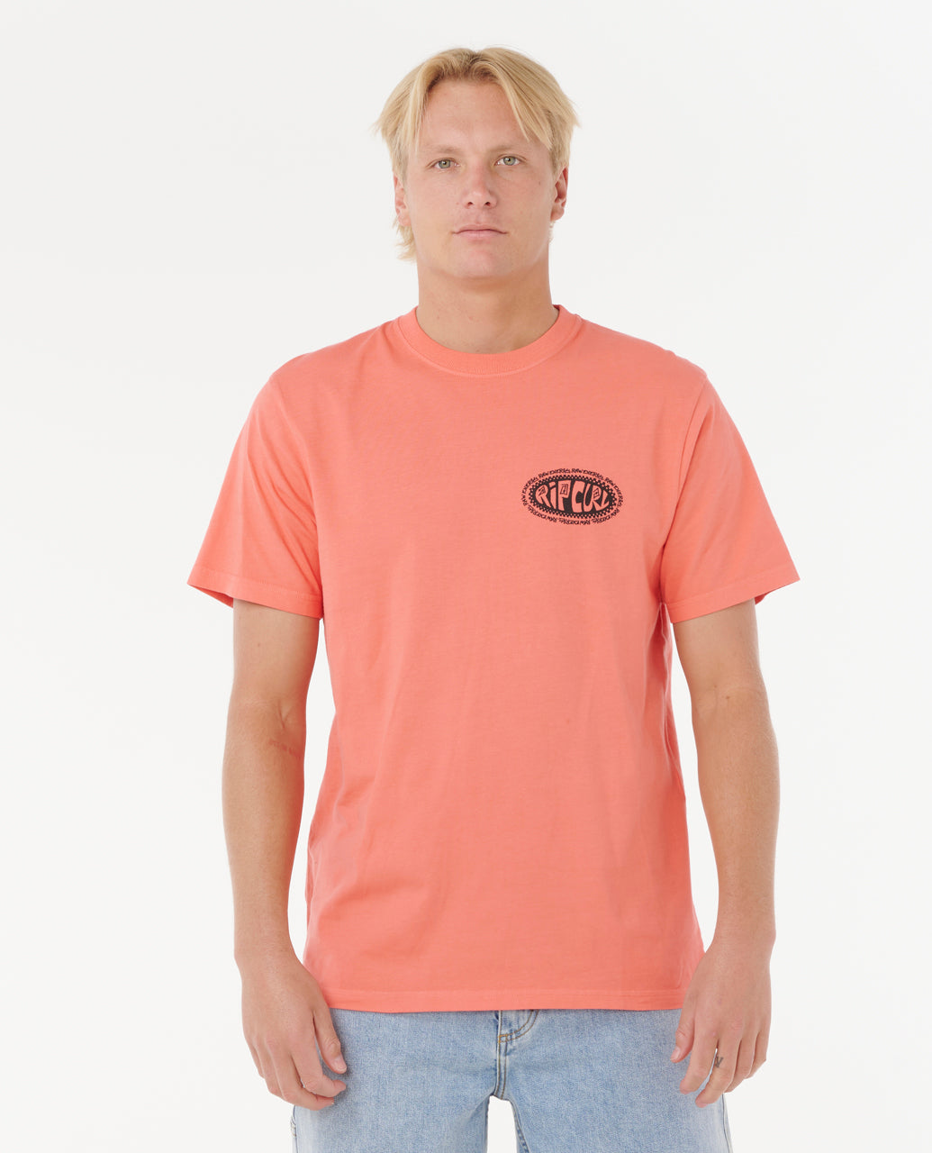 Rip Curl Men Raw Energy De Oval Tee 0TPMTE