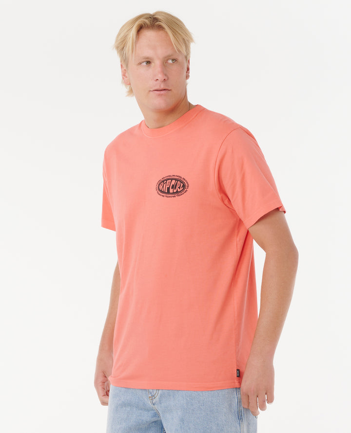 Rip Curl Men Raw Energy De Oval Tee 0TPMTE