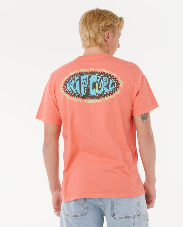 Rip Curl Men Raw Energy De Oval Tee 0TPMTE