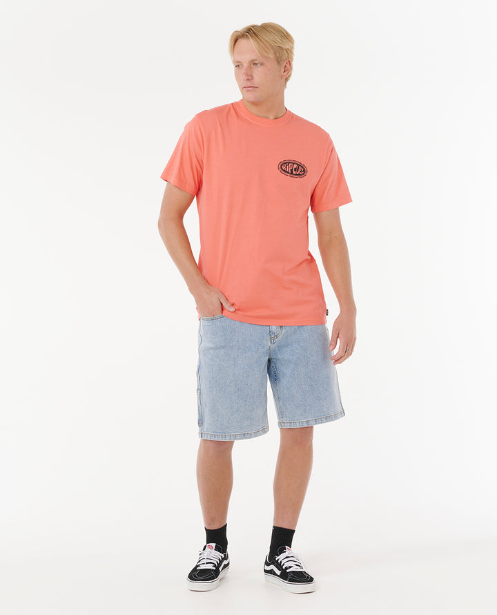 Rip Curl Men Raw Energy De Oval Tee 0TPMTE