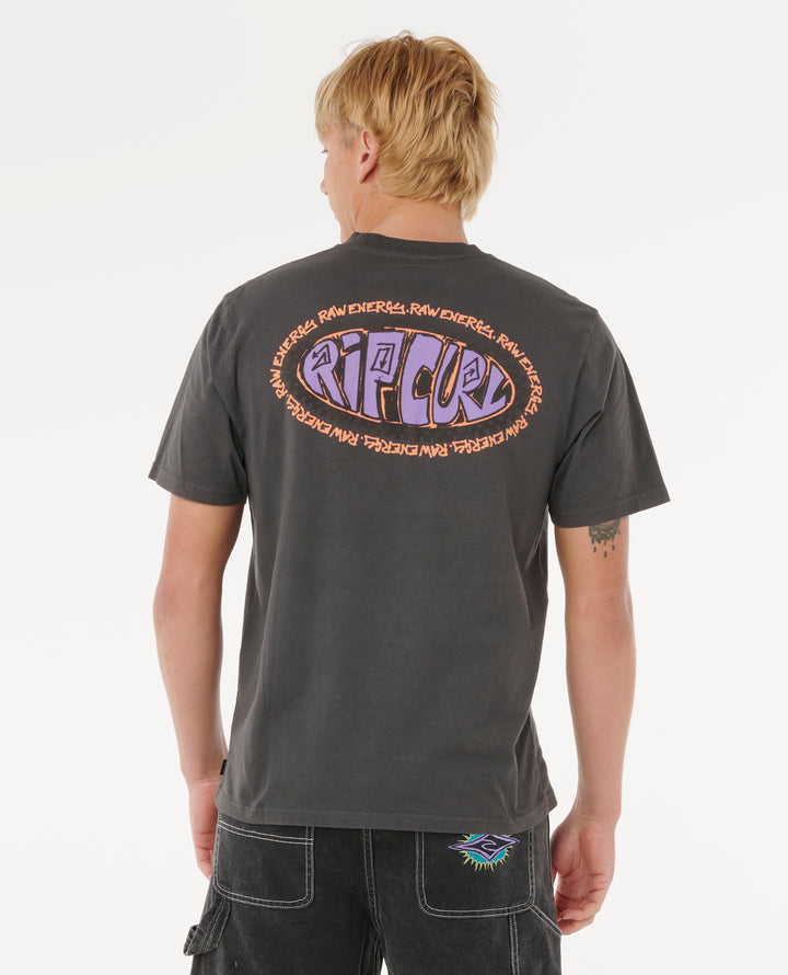 Rip Curl Men Raw Energy De Oval Tee 0TPMTE