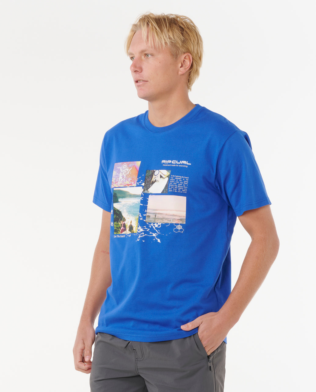 Rip Curl Men Search Excursions Tee 0U2MTE