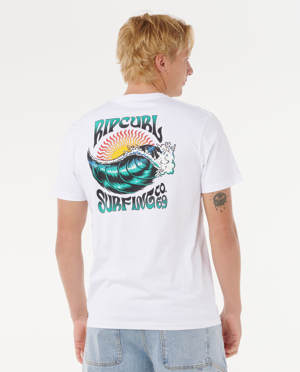 Rip Curl Men Hazed & Tubed Tee 0U6MTE
