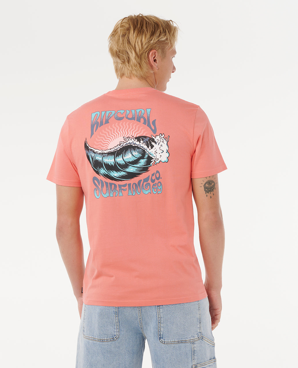 Rip Curl Men Hazed & Tubed Tee 0U6MTE