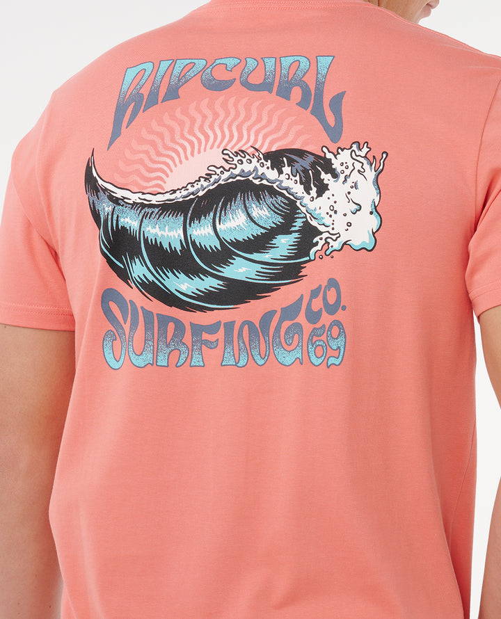 Rip Curl Men Hazed & Tubed Tee 0U6MTE