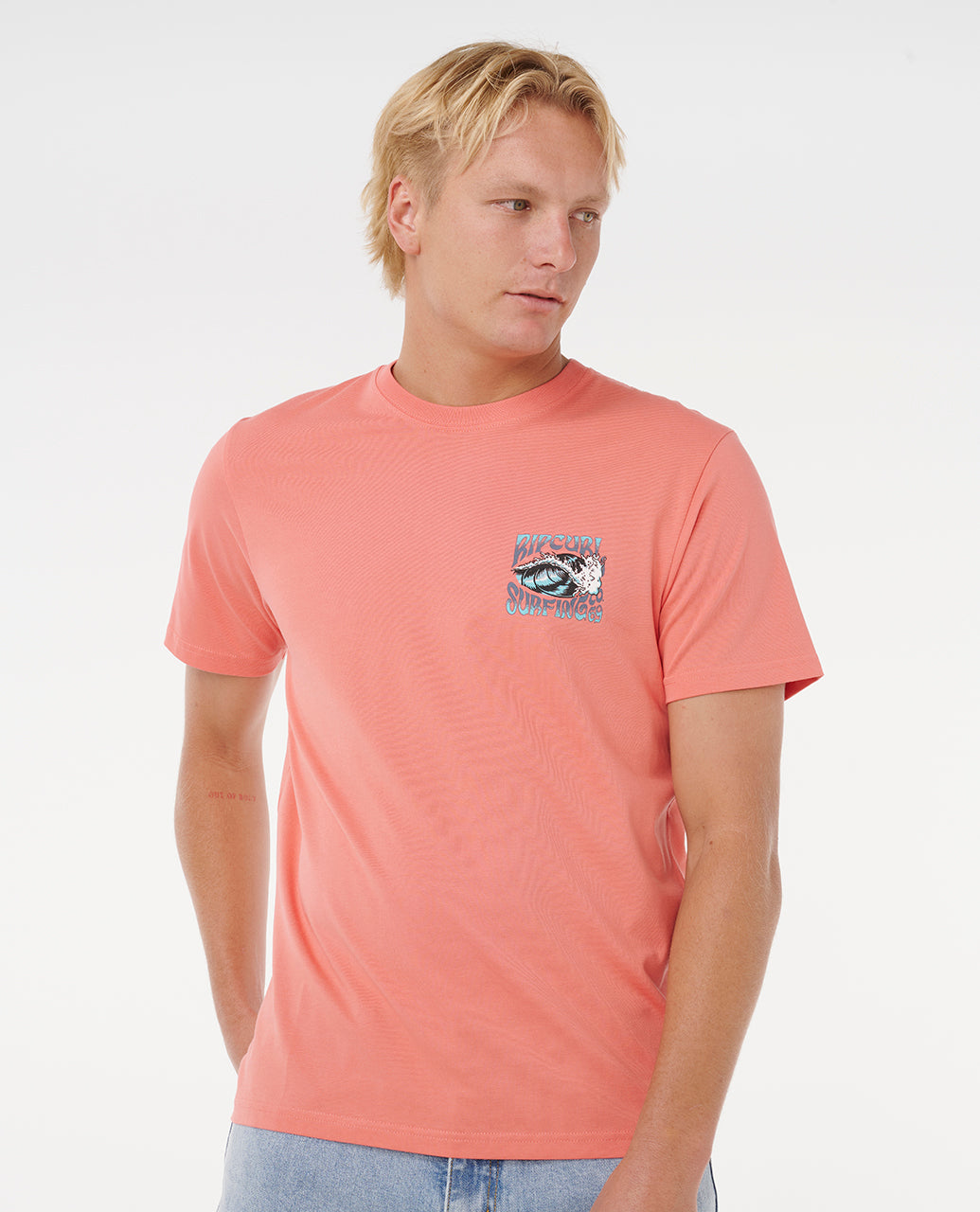 Rip Curl Men Hazed & Tubed Tee 0U6MTE