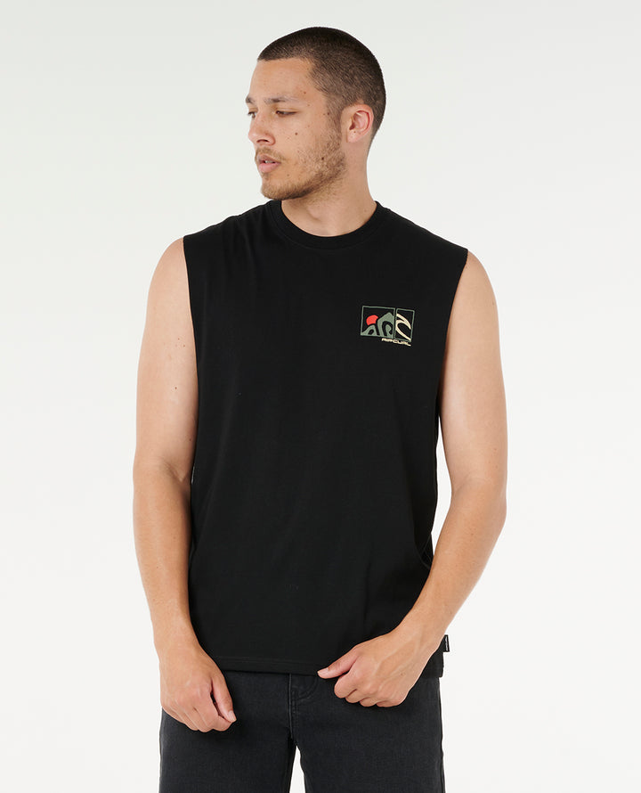 Rip Curl Men Vaporcool Search Peaks Muscle 0UMMTE