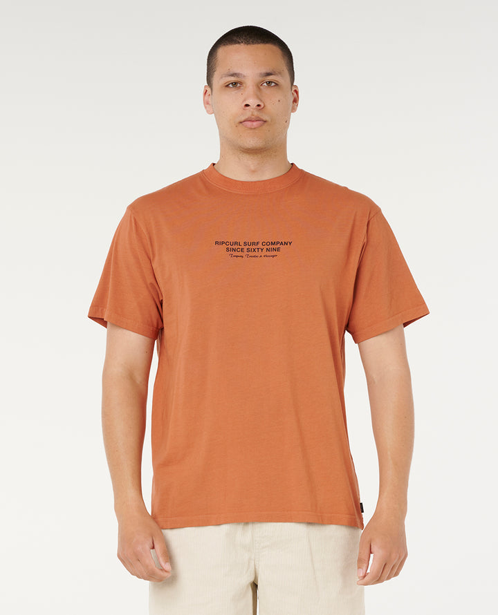 Rip Curl Men Mod Cali Medallion Tee 0WHMTE