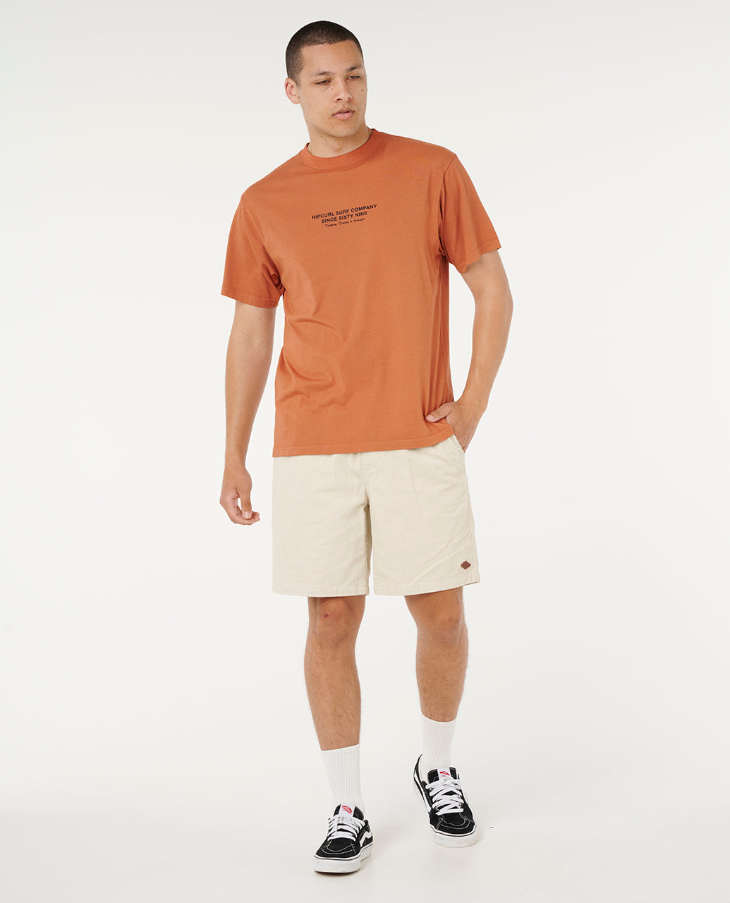 Rip Curl Men Mod Cali Medallion Tee 0WHMTE
