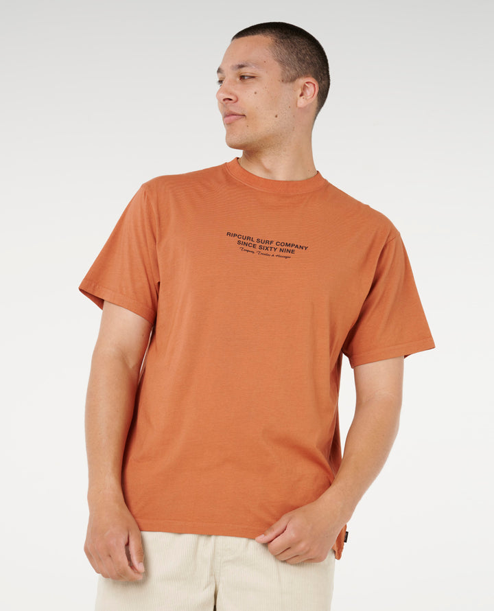 Rip Curl Men Mod Cali Medallion Tee 0WHMTE