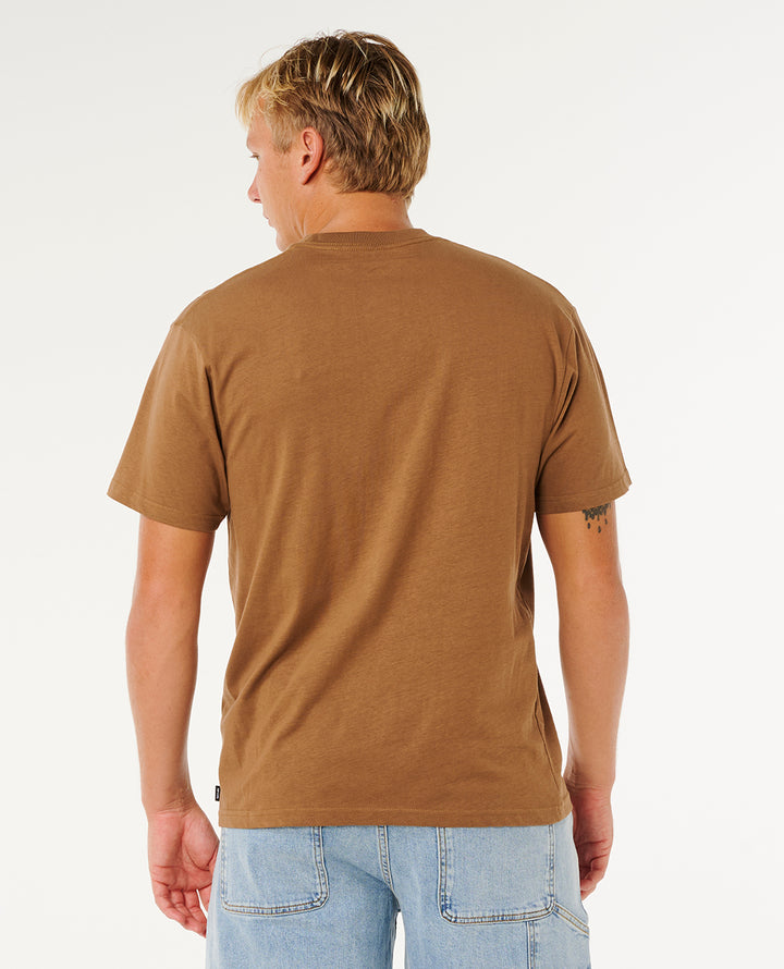 Rip Curl Men Rip Script Icon Tee 0X8MTE